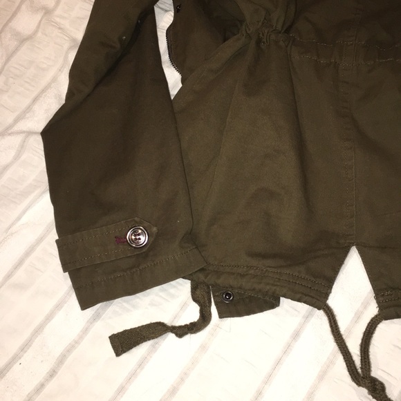 Women’s Army Green Lined Jacket - Picture 5 of 7